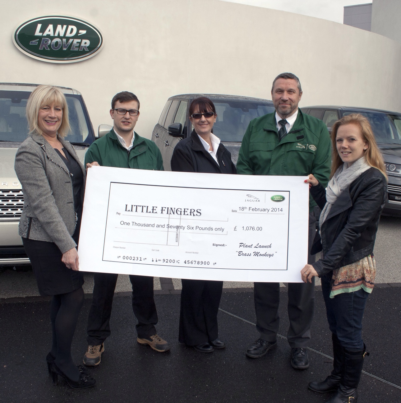 Picture of Land Rover Fund Raiser for little fingers