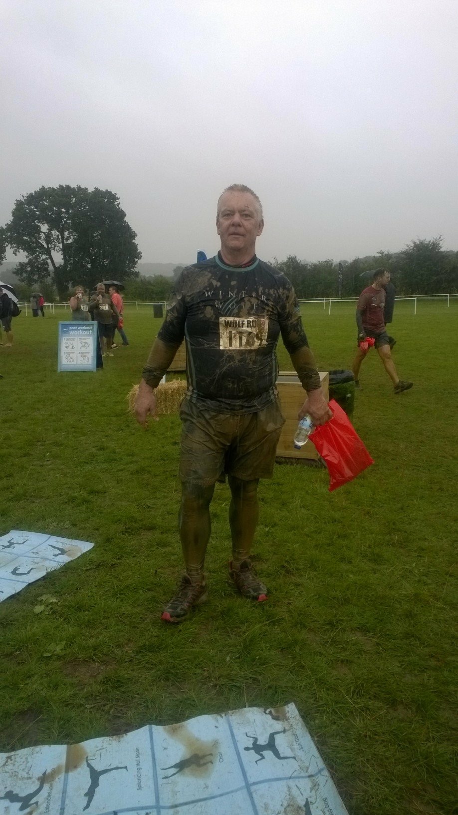 Simon (Gavin's Dad) running the wolf run